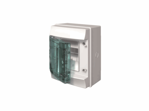 Coffret étanche Mistral 65H ABB - 1 rangée 4 modules | REF ABBH65P04X120750