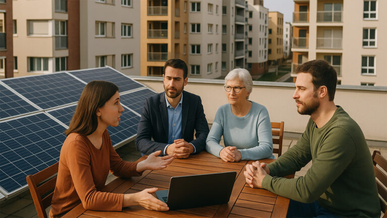 Autoconsommation collective en copropriété