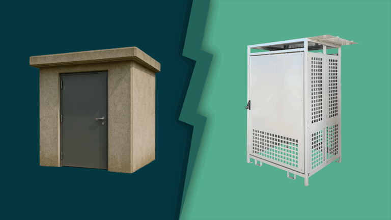 Quelle différence entre un shelter béton et un shelter métallique pour le photovoltaïque