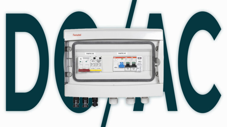 coffret AC DC photovoltaïque
