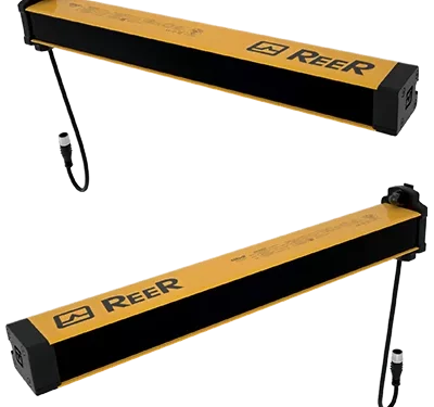 Kit de bras de muting en L - 2 faisceaux croisés｜Reer Safety