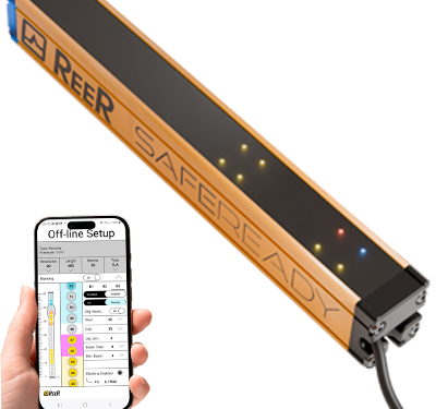 Barrière SAFEREADY 600mm - résolution 14mm -  version Plus｜Reer Safety